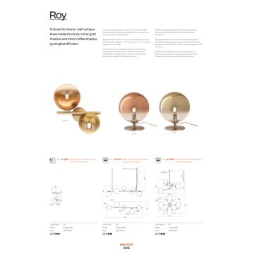 Redo 01-2778 - Væglampe ROY 2xG9/10W/230V