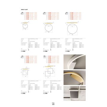 Redo 01-2867 - LED pendel dæmpbar FEBE LED/37W/230V sort