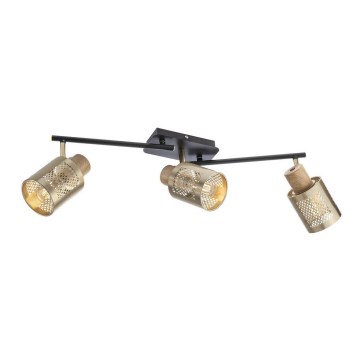 Redo 04-521 - Loftlampe BASKET 3xE27/42W/230V bronzefarvet