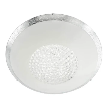 Redo 05-898 - LED loftlampe i krystal RA LED/12W/230V diameter 30 cm sølvfarvet