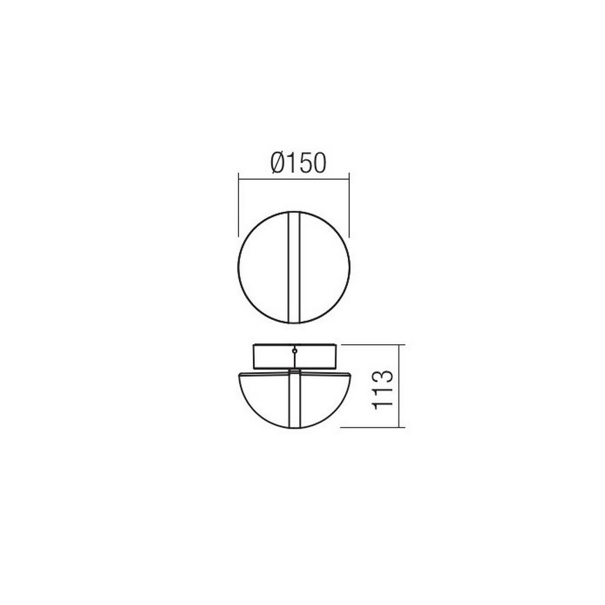 Redo 90364 - Udendørs LED væglampe SIERRA LED/10,8W/230V IP54