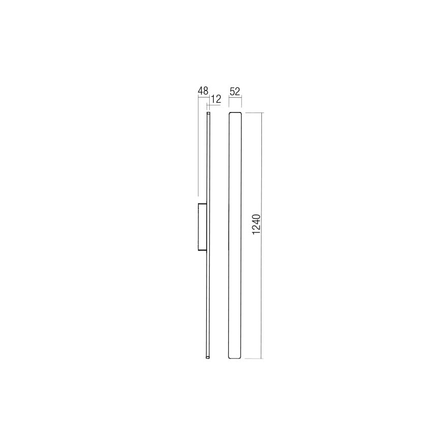 Redo 90430 - Udendørs LED væglampe REFLEXA LED/20W/230V 3000K IP54 hvid