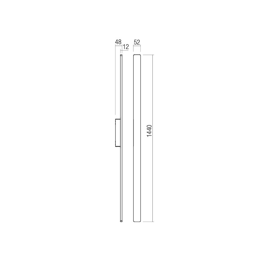 Redo 90432 - Udendørs LED væglampe REFLEXA LED/24W/230V 3000K IP54 hvid