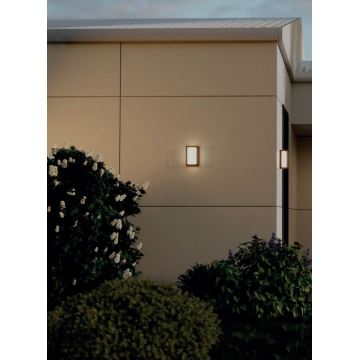 Redo 90534 - Udendørs LED væglampe QUADRIS LED/12W/230V IP54 brun