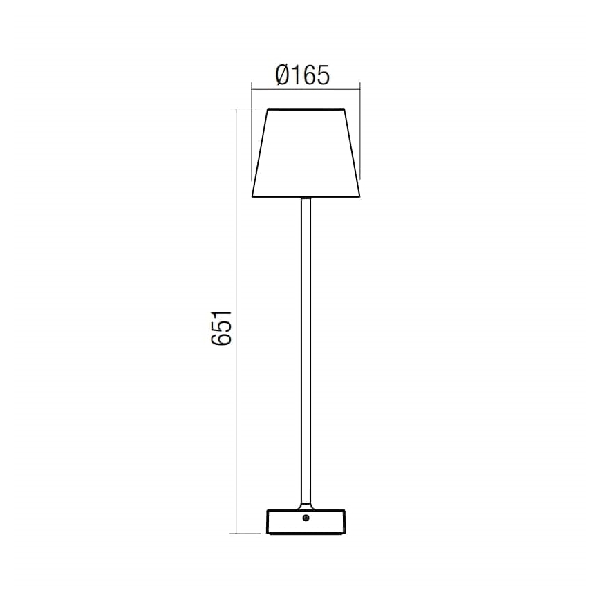 Redo 9126 - LED udendørslampe GIORGIO LED/7W/230V IP65 hvid