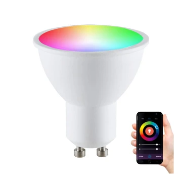 RGBW LED-pære dæmpbar G45 GU10/5,5W/230V 2700-6500K Wi-Fi Tuya