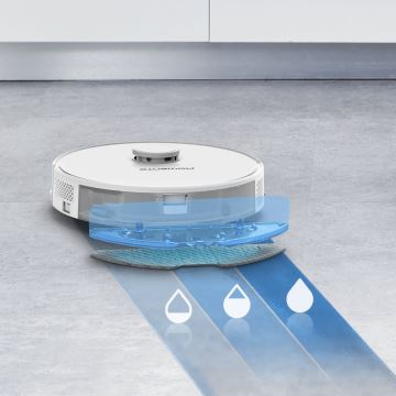 Rowenta - Smart robotstøvsuger med mop X-PLORER S70+ Animal Wi-Fi hvid