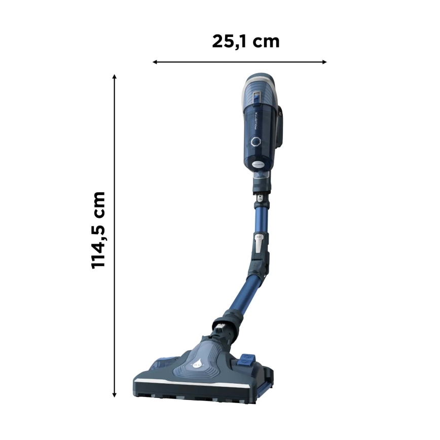 Rowenta - Støvsuger X-FORCE FLEX 8,60 ANIMAL AQUA 4IN1 185W/22V blå