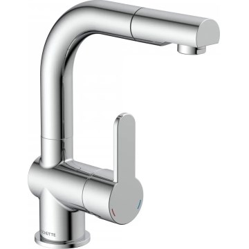 Schütte 79710 - Køkkenarmatur med udtrækbar bruser LONDON blank krom