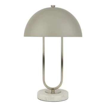 Searchlight - Bordlampe DOME 1xG9/7W/230V sølvfarvet