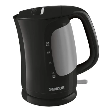 Sencor - Elkedel 2,5 l 2200W/230V sort