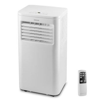 Sencor - Mobil smart airconditionanlæg 3-i-1 med tilbehørssæt 760W/230V 7000BTU Wi-Fi + fjernbetjening