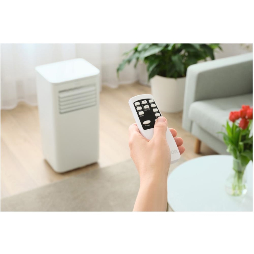 Sencor - Mobil smart airconditionanlæg 3-i-1 med tilbehørssæt 760W/230V 7000BTU Wi-Fi + fjernbetjening