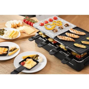 Sencor - Raclette grill med tilbehør 1400W/230V