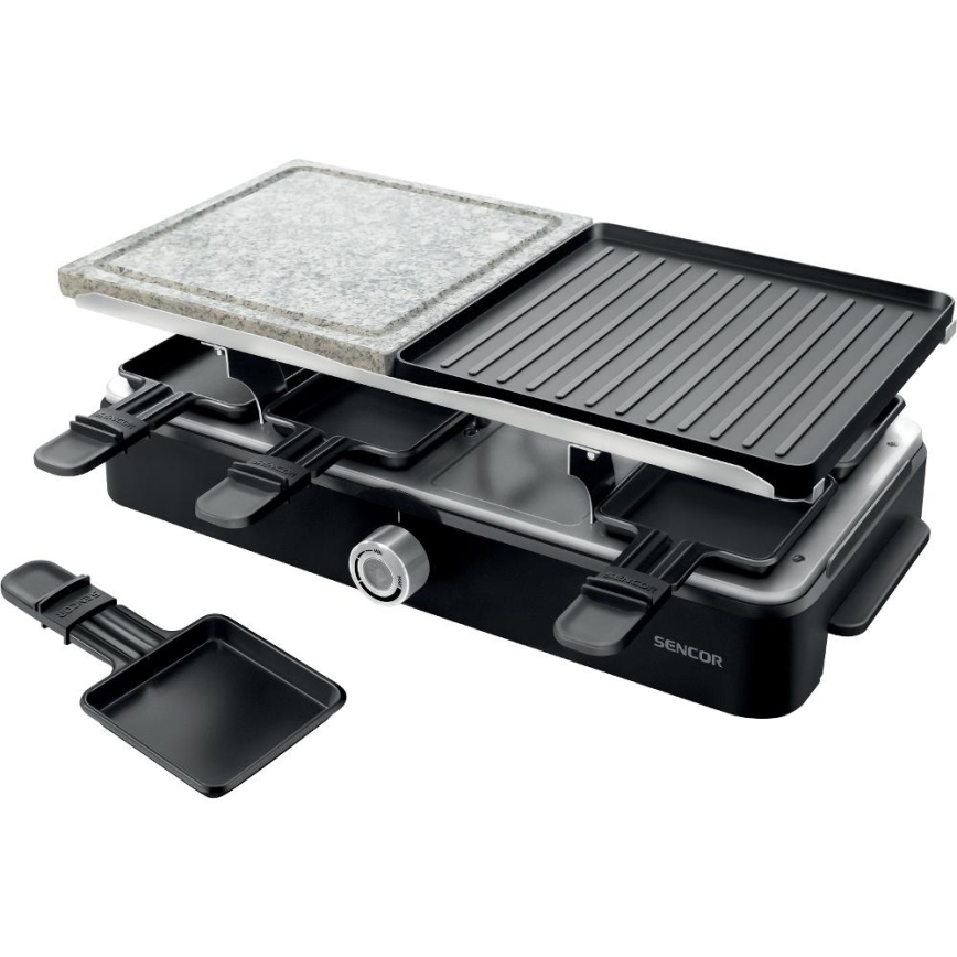 Sencor - Raclette grill med tilbehør 1400W/230V