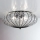 SIRU - Loftlampe ACCADEMIA 3xE27/60W/230V transparent/sort Venetian glas