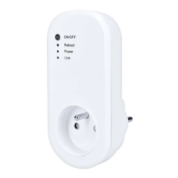 Smart socket med elmåler 230V Wi-Fi Tuya