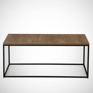 Sofabord COSCO 43x95 cm brun/sort