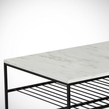 Sofabord ETNA 43x95 cm grå/sort