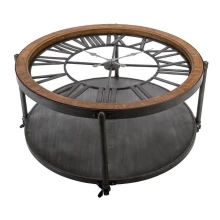 Sofabord med et ur CHRONO 89,5x47 cm