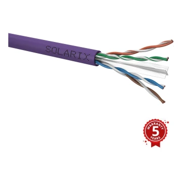 Solarix - Installationskabel CAT6 UTP LSOH Dca-s2,d2,a1 305 m