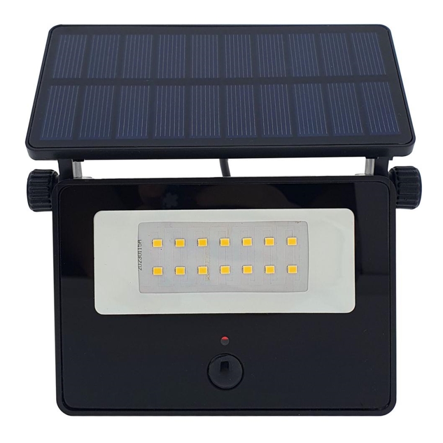 Soldrevet LED projektør med sensor LED/2W/3,7V 4200K IP44