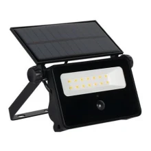 Soldrevet LED projektør med sensor LED/30W/5,5V IP65