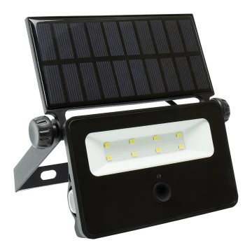 Soldrevet LED projektør med sensor NOCTIS LED/2W/1800 mAh 3,7V 6000K IP65
