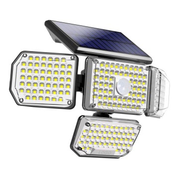 Soldrevet LED væglampe med sensor LED/5W/5,5V 3000K/6500K IP44