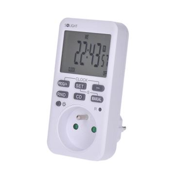 Digital ugentlig timer 16A/230V