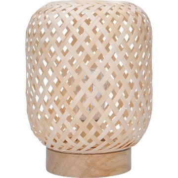 Dekorativ LED bordlampe LED/2xAAA rattan