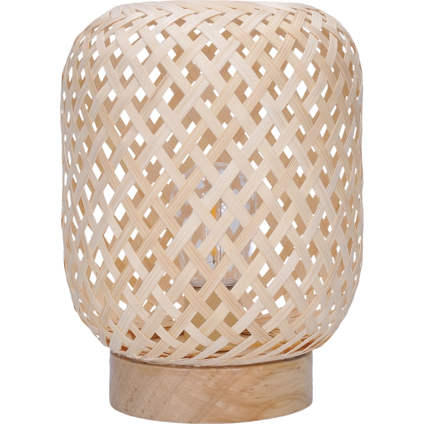 Dekorativ LED bordlampe LED/2xAAA rattan