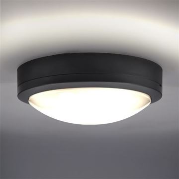 Udendørs LED loftlampe SIENA LED/20W/230V IP54 diameter 23 cm antracit