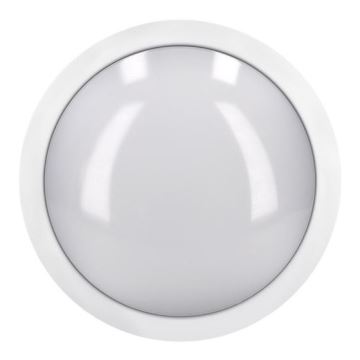 Udendørs LED loftlampe SIENA LED/20W/230V IP54 diameter 23 cm hvid