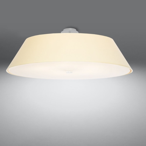 Loftlampe VEGA 5xE27/60W/230V diam. 70 cm hvid