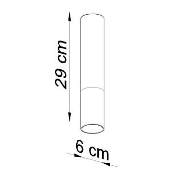 Spotlampe LOOPEZ 1xGU10/10W/230V sort/guldfarvet