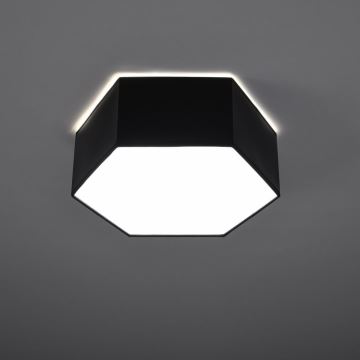 Loftlampe SUNDE 2xE27/60W/230V 11,5 cm sort
