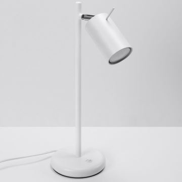 Bordlampe RING 1xGU10/40W/230V hvid