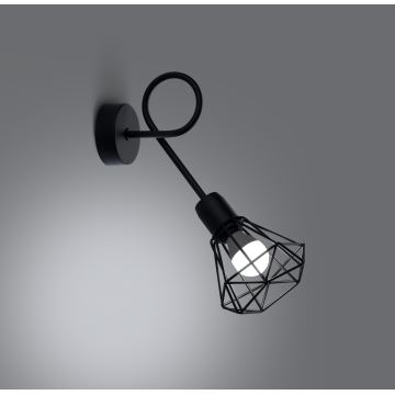 Væglampe ARTEMIS 1xE14/40W/230V sort