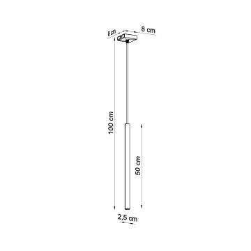 Pendel PASTELO 1xG9/8W/230V krom