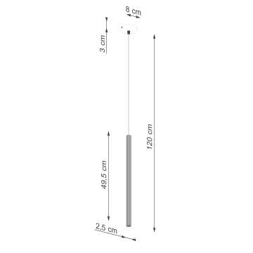 Pendel ARCHE 1xG9/8W/230V hvid