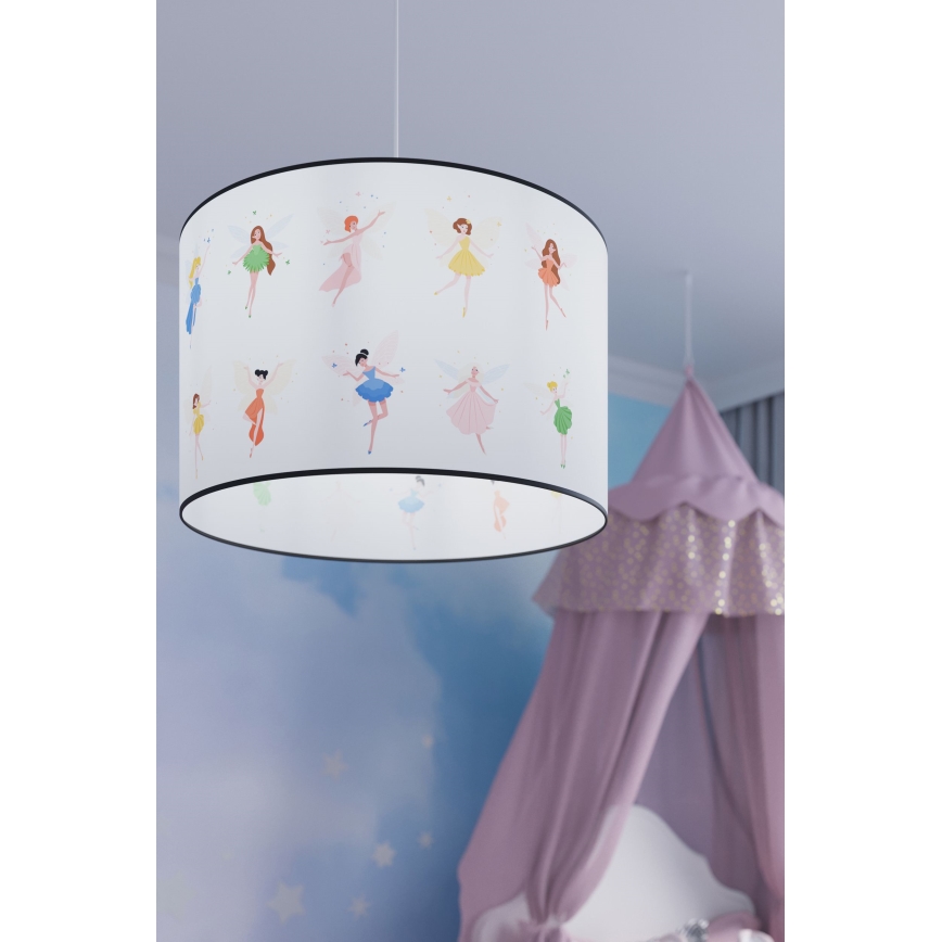 Pendellampe til børn FAIRY 1xE27/15W/230V diameter 30 cm