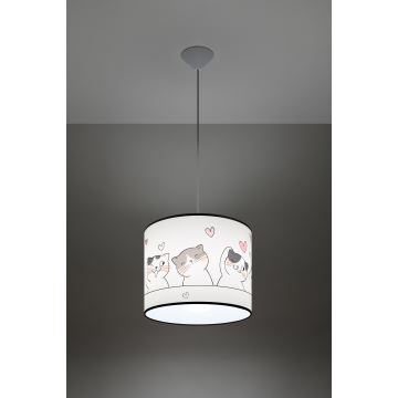 Pendellampe til børn CAT 1xE27/15W/230V diameter 30 cm