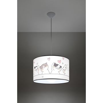 Pendellampe til børn CAT 1xE27/15W/230V diameter 40 cm