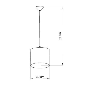 Pendellampe til børn OWLS 1xE27/15W/230V diameter 30 cm