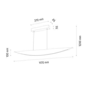 LED pendel dæmpbar DUBAI LED/14W/230V eg – FSC certificeret