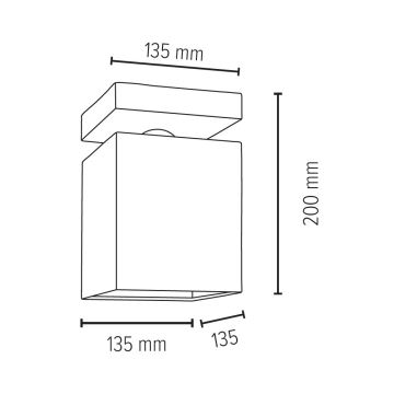 Loftlampe INGER 1xE27/25W/230V bøg – FSC certificeret