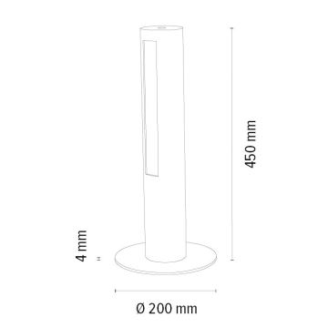 LED bordlampe dæmpbar CONOR LED/9W/230V eg – FSC certificeret