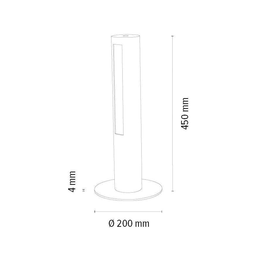 LED bordlampe dæmpbar CONOR LED/9W/230V eg – FSC certificeret