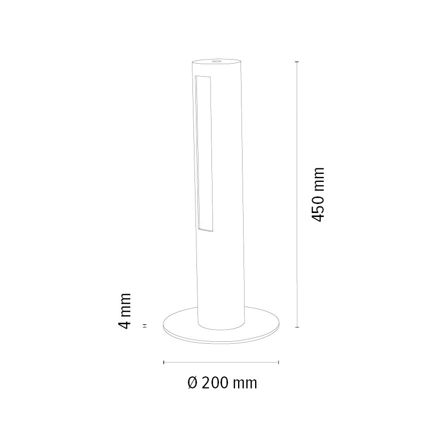 LED bordlampe dæmpbar CONOR LED/9W/230V eg – FSC certificeret